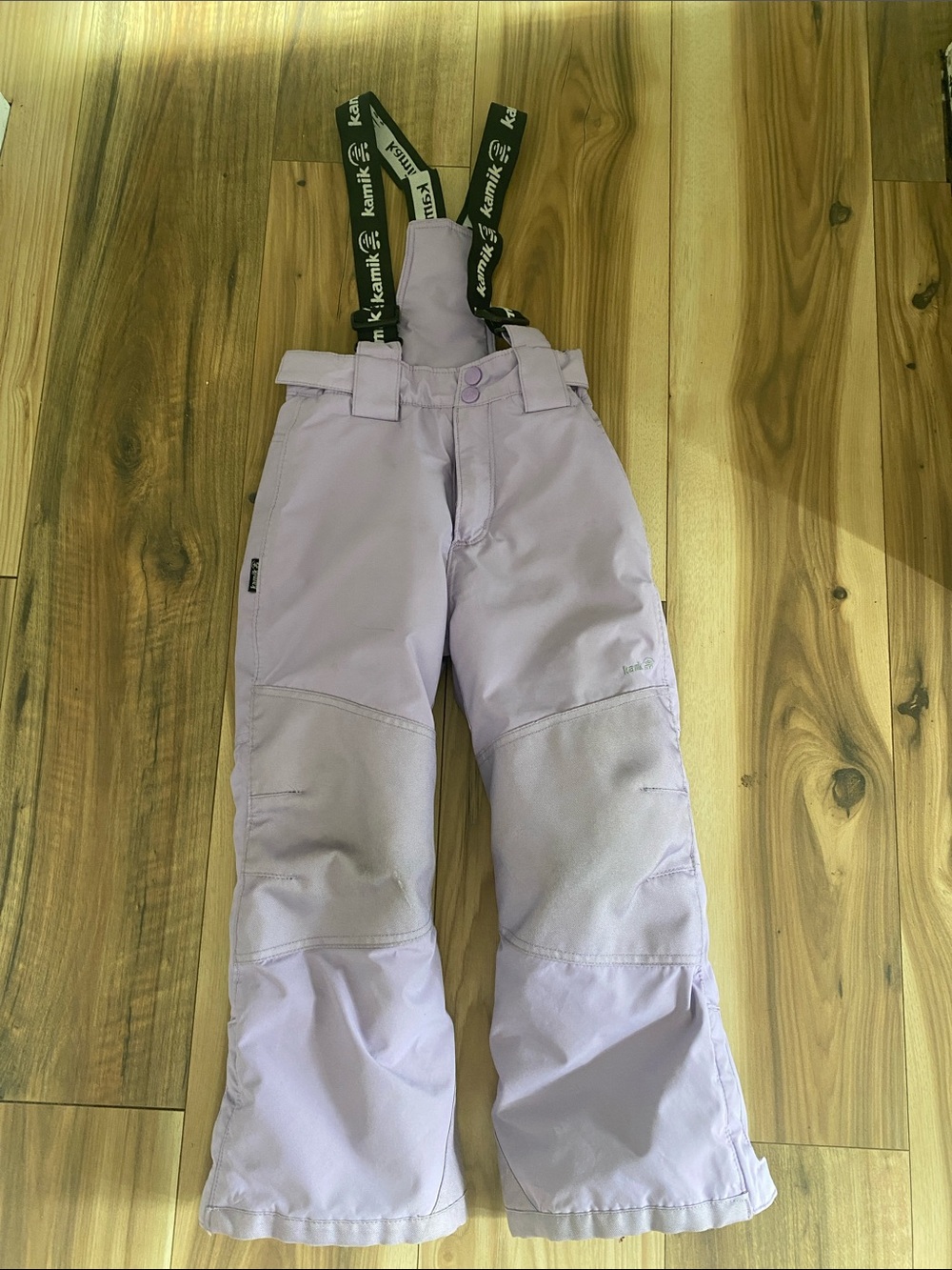 Kamik Lavender Kids Snow Pants with Adjustable Suspenders
